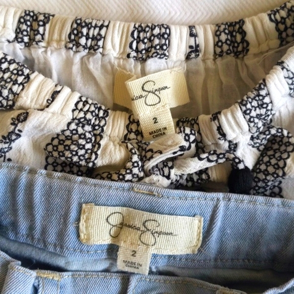 jessica simpson boho blouse & jeans matching outfit set 2T toddler girls - Picture 2 of 15